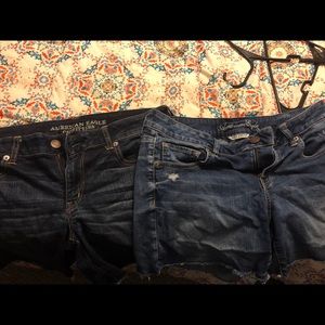 2 Pairs of Women’s American Eagle Jean Shorts